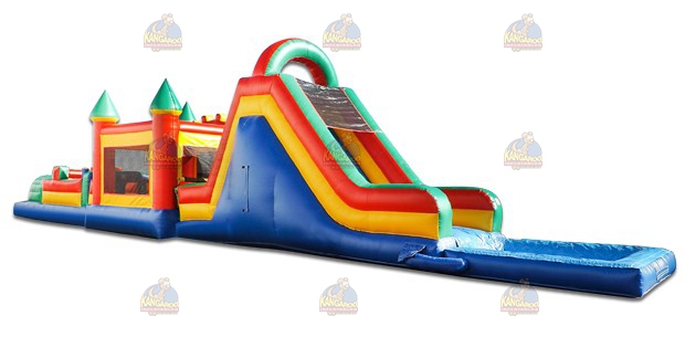 Obstacle Jump and Water Slide